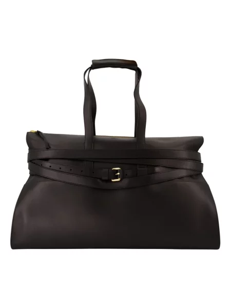 Shopperka Moschino skórzana czarna