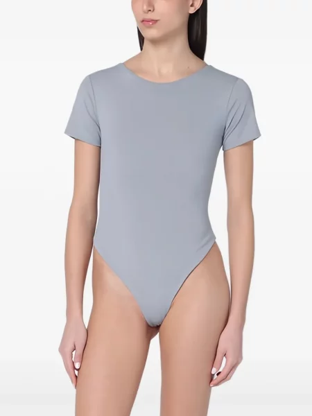 Body Entire Studios cu decolteu rotund gri