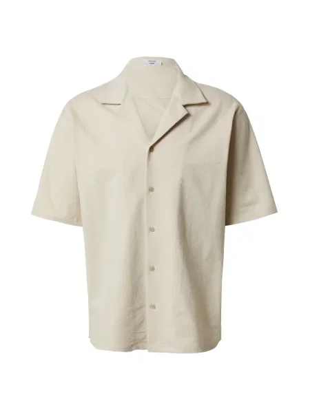 DAN FOX APPAREL Cămașă Roman murdar alb