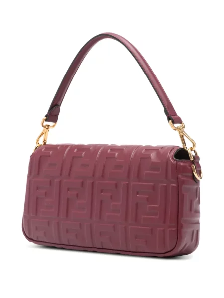 Чанта тип багета Fendi Baguette червено