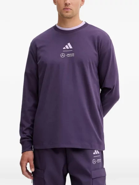 Γυμναστήριο μικρός μπλούζα Adidas με αυτόγραφο γκρι