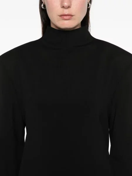 Odgovarati midi haljina Calvin Klein Collection iznad koljena crna