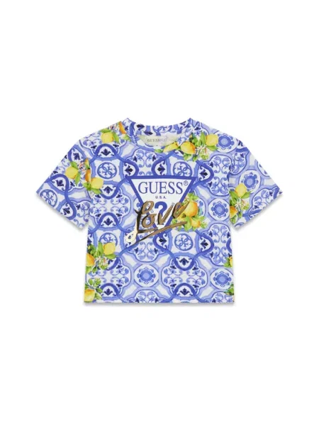 Dětské tričko Guess modré