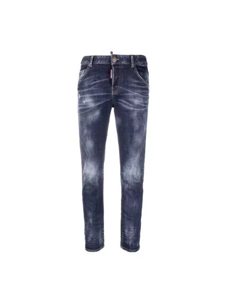 Proste jeansy Dsquared2 niebieskie