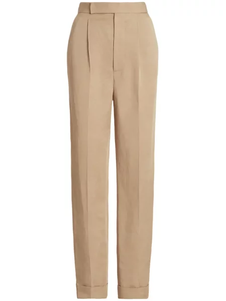 Pantaloni Ralph Lauren Collection de in plisate