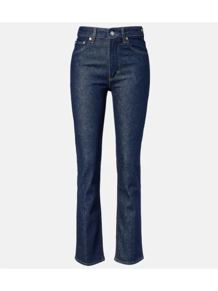 Proste jeansy Citizens Of Humanity z wysoką talią niebieskie