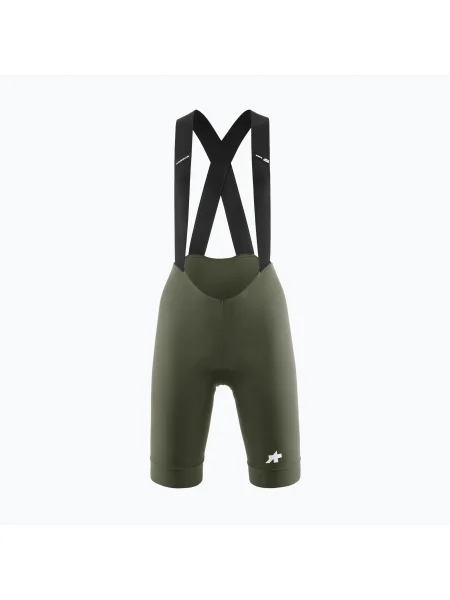 Pantaloni scurți de ciclism pentru femei ASSOS Uma GT Bib Shorts W moss green verde