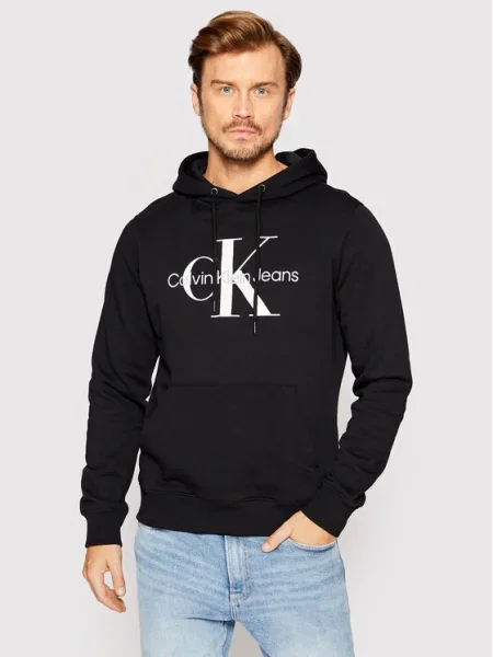 Mikina Calvin Klein Jeans čierna