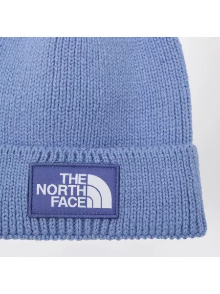 Czapka The North Face z logo niebieska