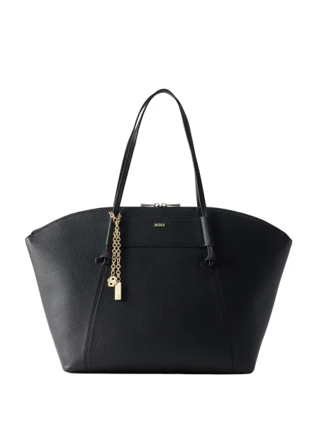 BOSS kabelka typu shopper dámska z imitácie kože SALLEY TOTE čierna