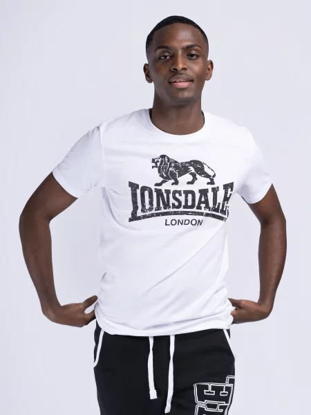 Lonsdale Silverhill Футболка білий