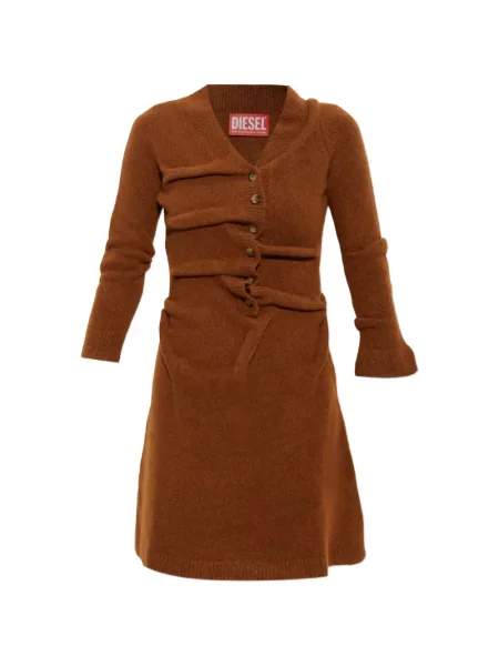 Scurt rochie Diesel tricotate maro