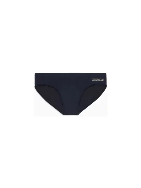 Pantaloni Eax albastru