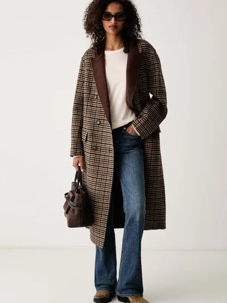 Rag & bone palton pentru femei din lână bej