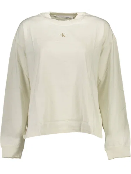 Długa koszulka Calvin Klein biała