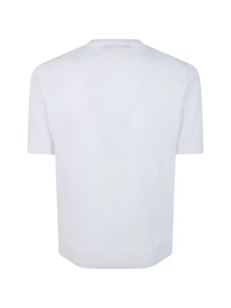 Tricou Filippo De Laurentiis scurt alb