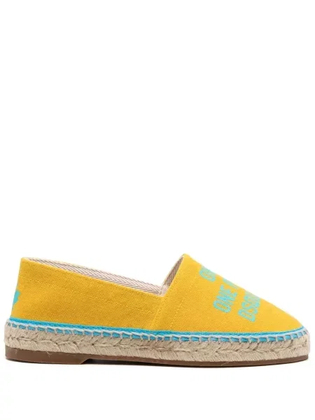 Espadrile Dsquared2 cu imagine galben