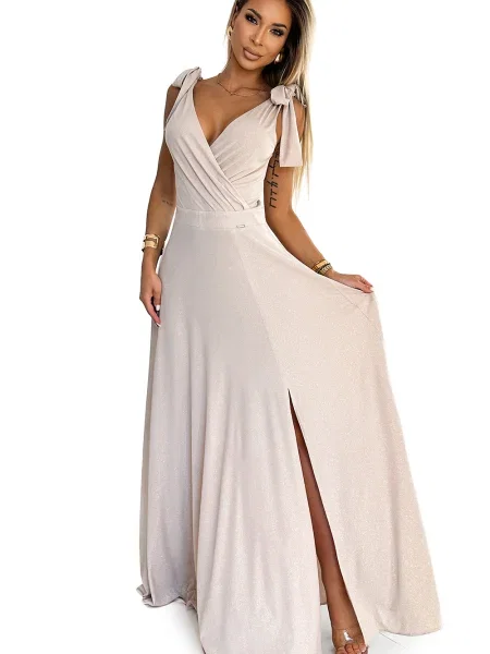 Rochie maxi Numoco lungă de costum