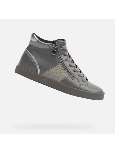 Sneakerși Geox gri