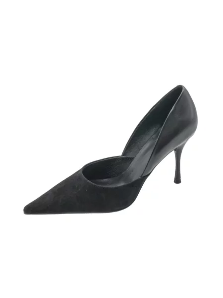 Czółenka Jeffrey Campbell skórzana czarna