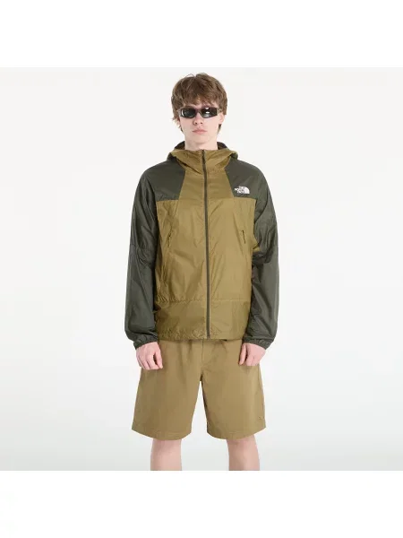 Windbreaker The North Face M Ridgelite Futurefleece Wind Jacket Cedar/ New Taupe Green L verde