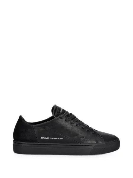Sneakerși Crime London cu imagine negru