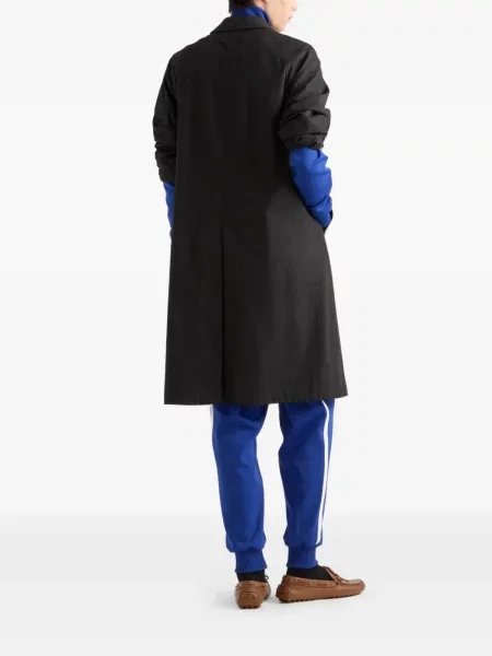 Pantaloni Prada cu dungi alergare albastru