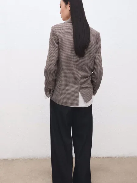 Блейзер MANGO бордовий