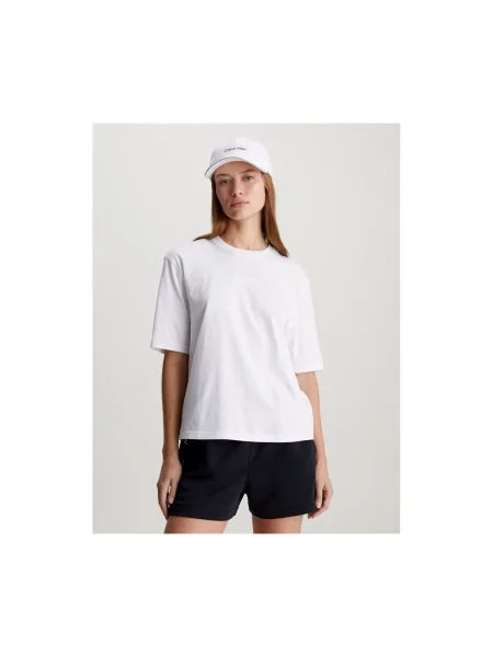 Tricou Calvin Klein Jeans alb