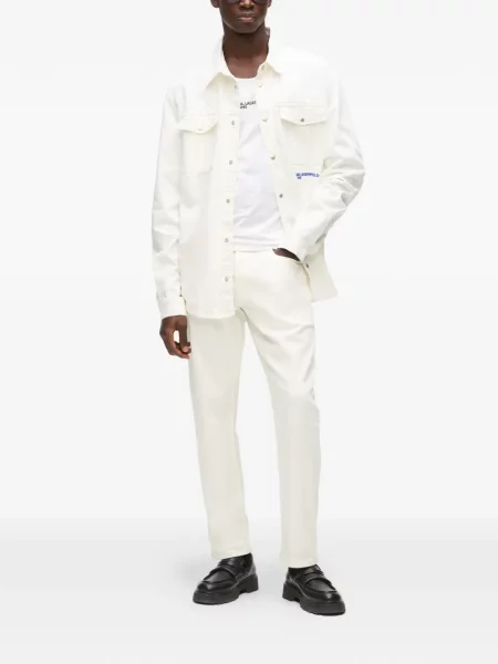 Blugi Karl Lagerfeld Jeans alb