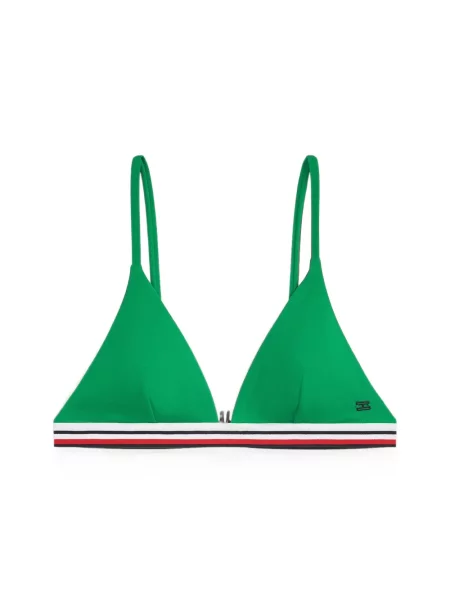Top Tommy Hilfiger cu dungi verde