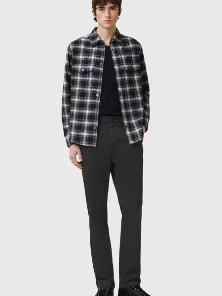 AllSaints pantaloni de RHODE barbati drept negru