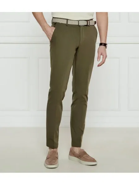 BOSS BLACK Pantaloni chino negru
