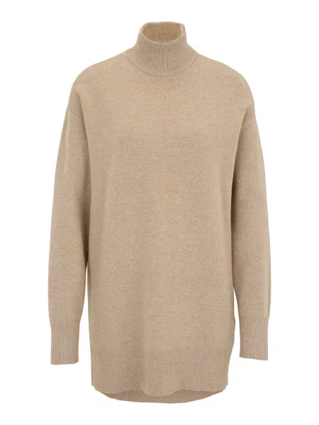 Vero Moda Tall Pulóver VMGOLDART melír bézs