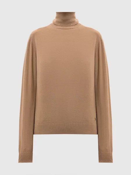 Гольф з кашеміру з монограмою DG Dolce&gabbana коричневий