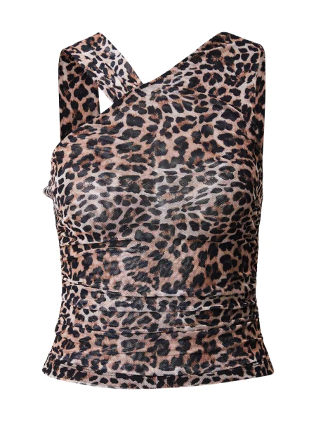 ABOUT YOU Top Maike maro / maro cappuccino negru