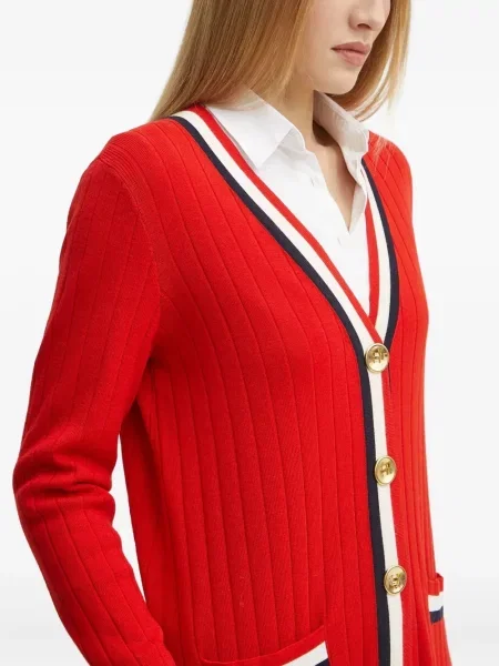 Cardigan Luisa Spagnoli tricotate roșu