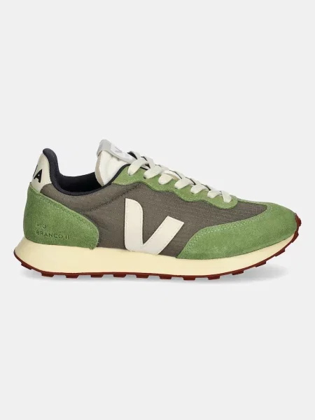 Sneakersy Veja zamszowe zielone