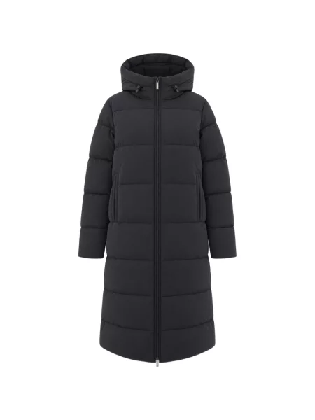 Palton K-way cu glugă negru