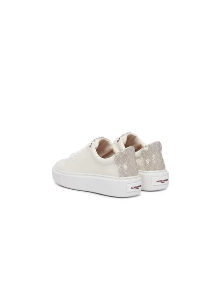 Sneakersy Alexander Smith London High ALBDLHW biela