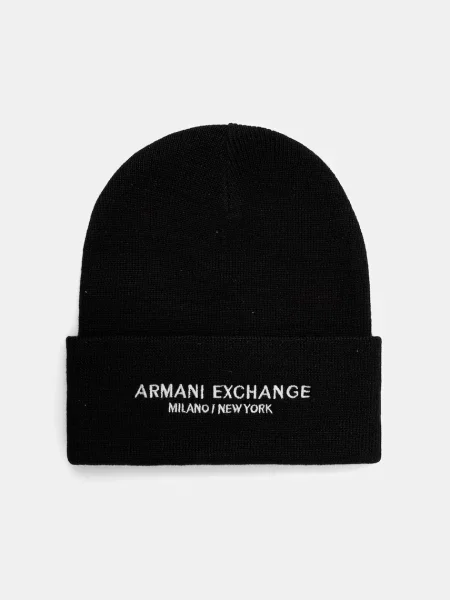 Шапка Armani Exchange черно