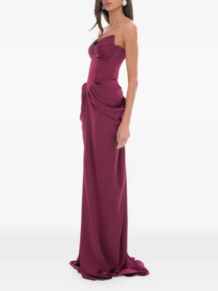 Rochie Ana Radu drapată roșu