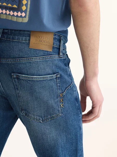 Scotch & Soda Džíny The Zee Regular Fit navy námořnictvo
