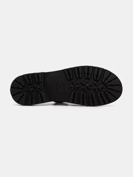 Кожаные сандалии Fracap черные