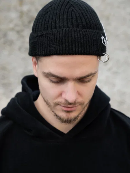 Without Шапка Вовна чорний