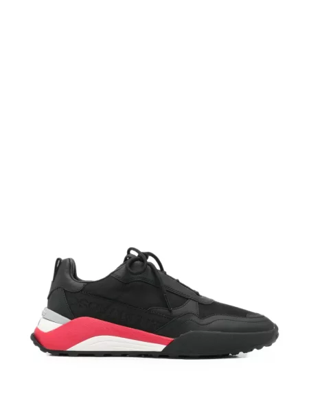 Sneakerși Dsquared2 cu imagine negru