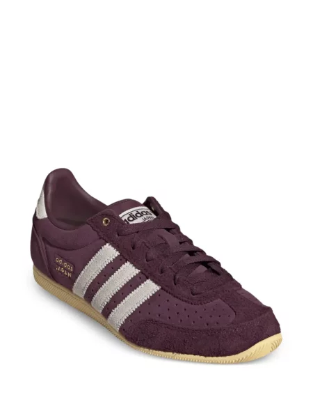 Sneakerși Adidas cu șireturi cu dungi din dantelă violet