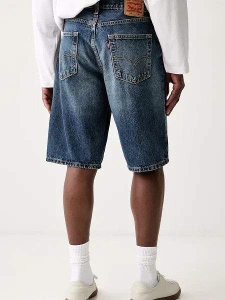 Levi's szorty jeansowe LOOSE granatowe