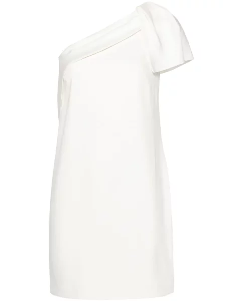 Rochie mini Roland Mouret din crep cu un umăr gol de costum