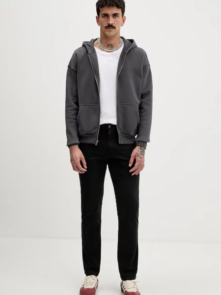 Hlače Tommy Jeans črna